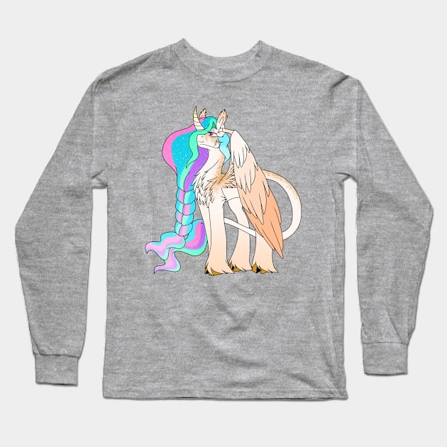 Sky Glance Celestia Long Sleeve T-Shirt by MischievousArtist